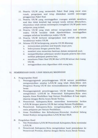 Pos ujian sekolah