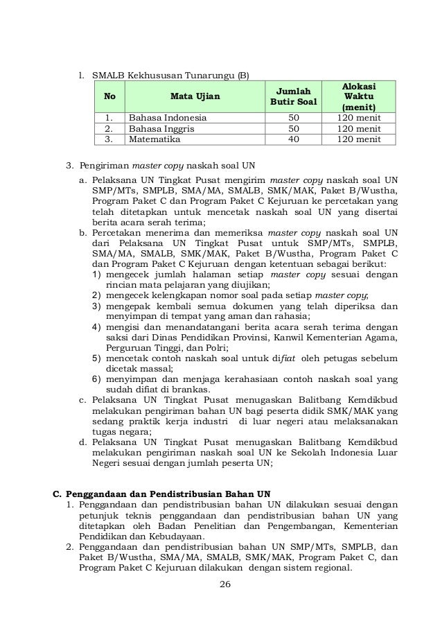 Contoh Berita Acara Serah Terima Naskah Soal Ujian - 28 