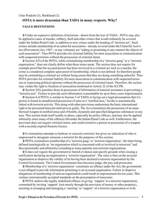 Pota Protocol.pdf P eople's Tribunal on the Prevention of Terrorist Act (POTA) and Other ...