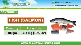 Potassium - Avoid High Potassium Foods In Chronic Kidney Disease | PPTX