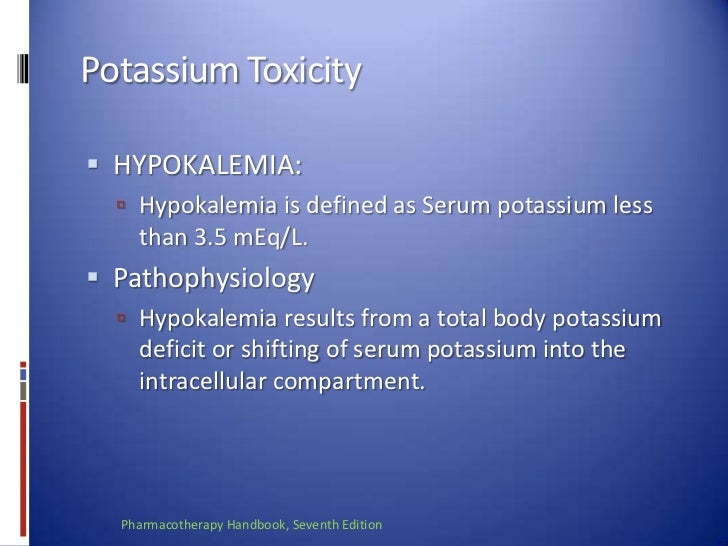 Potassium Chloride and Patient Safety