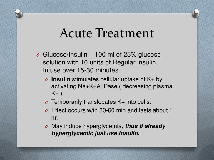 Potassium Management