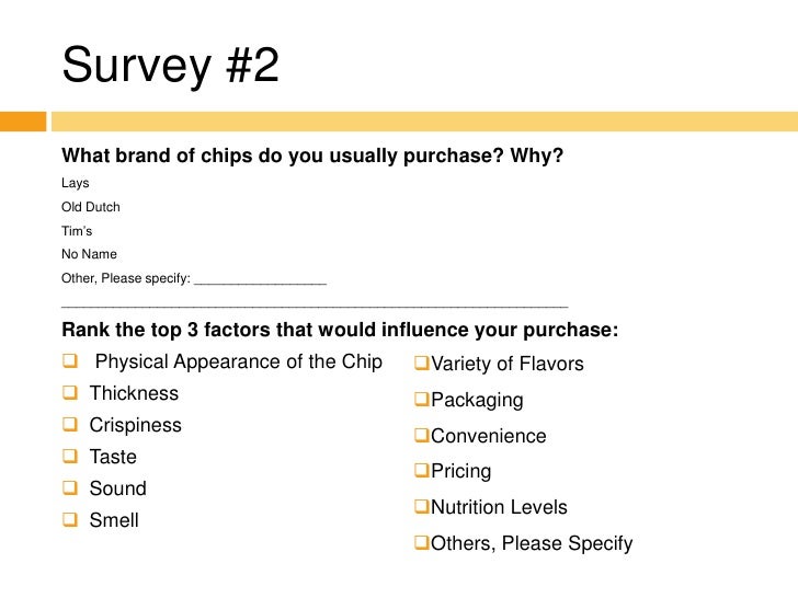 Potato Chips Powerpoint