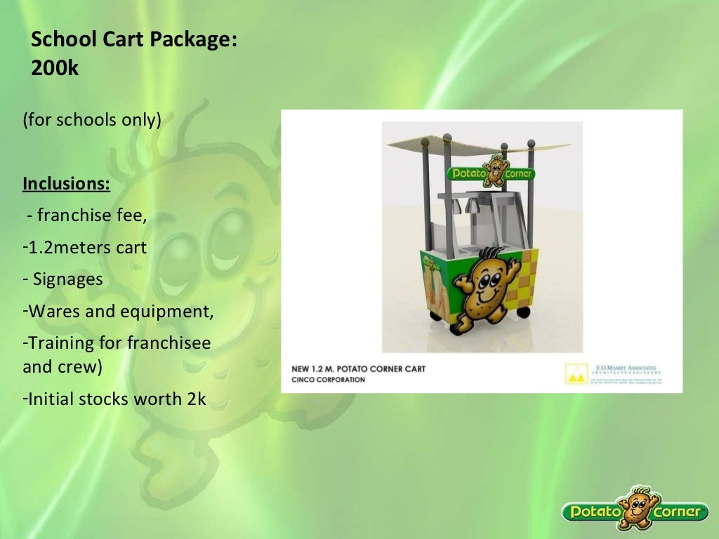 Potato Corner Franchise Packages