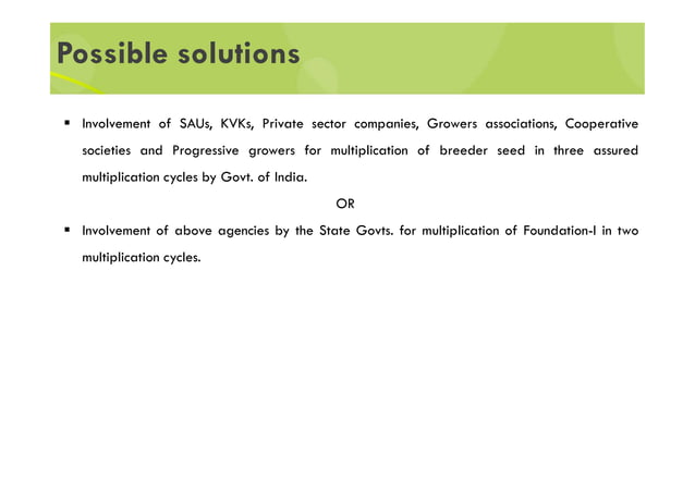 Potato Seed Production Systems