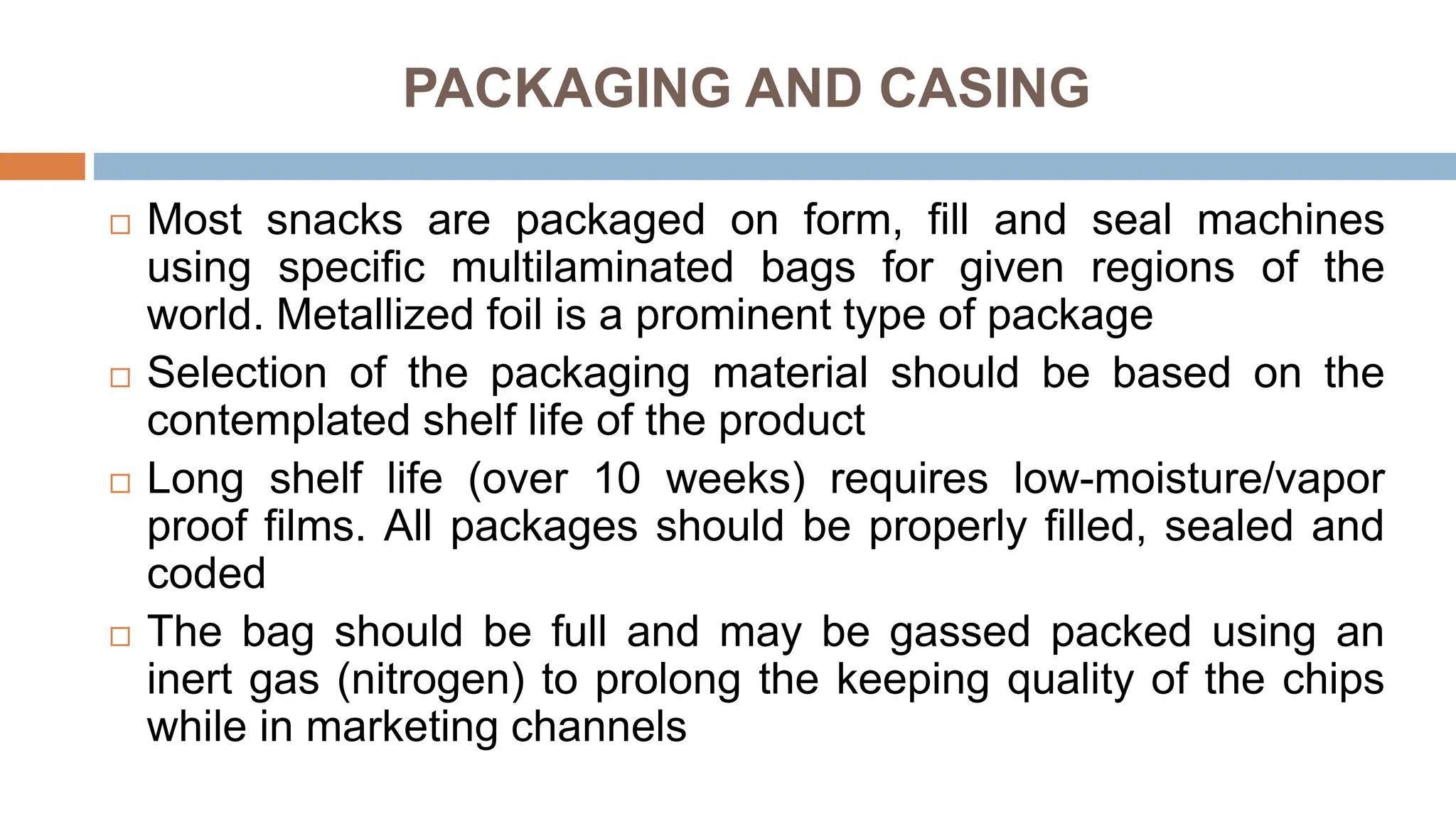 POTATO SNACKS MANUFACTURING | PPTX