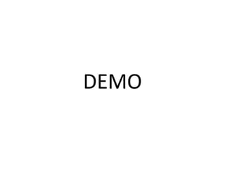 DEMO
 