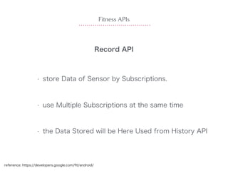 Android Google Fit | PDF
