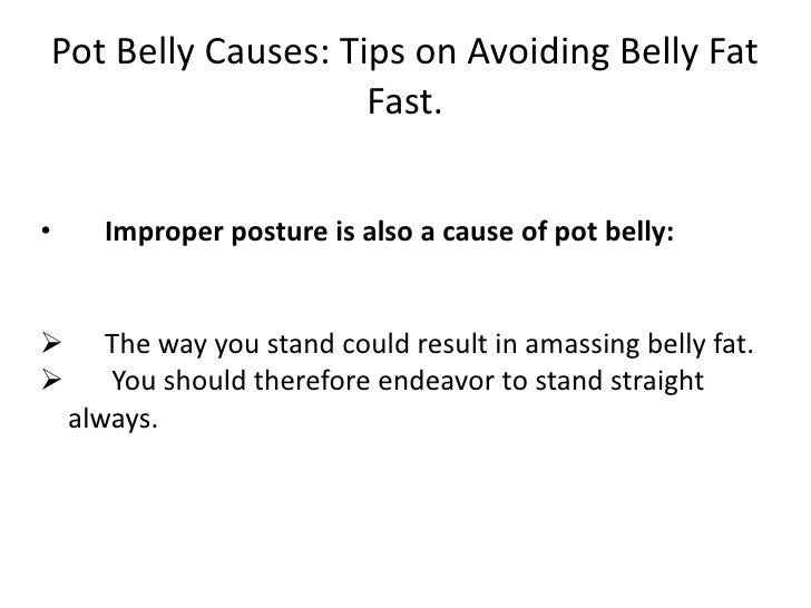 Pot Belly Causes