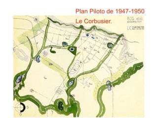 Plan Piloto de 1947-1950
Le Corbusier.
 