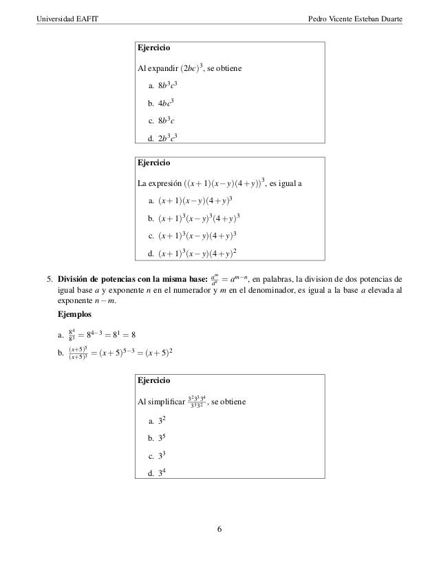 Potenciacion 1 Potenciacion 1