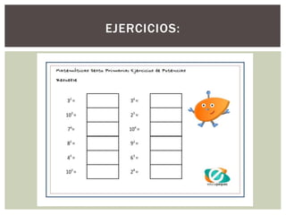 EJERCICIOS:
 