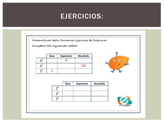 EJERCICIOS:
 