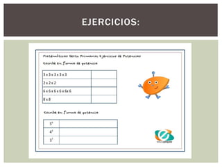 EJERCICIOS:
 