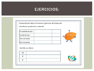 EJERCICIOS:
 