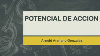 POTENCIAL DE ACCION

Arnold Arellano Gonzalez

 