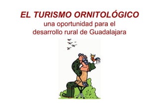 EL TURISMO ORNITOLÓGICO
una oportunidad para el
desarrollo rural de Guadalajara
 