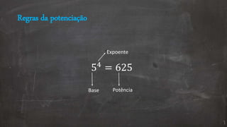 Potenciação - Propriedades das potências | PPTX