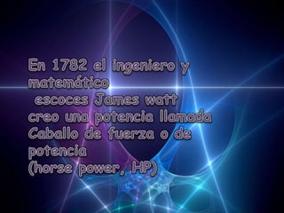 Potencia y energía cinética