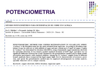 POTENCIOMETRIA 