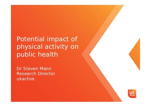 Potential Impact Of Physical Activity On Public Health