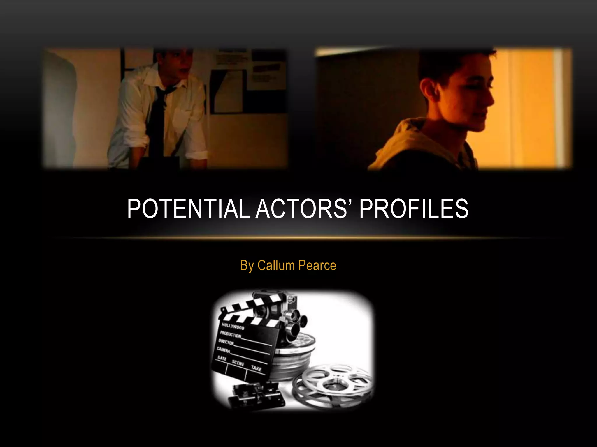 Potential actors profiles | PPT