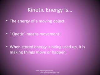 Potential and kinetic energy | PPT
