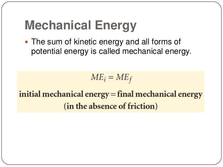 Potential Energy