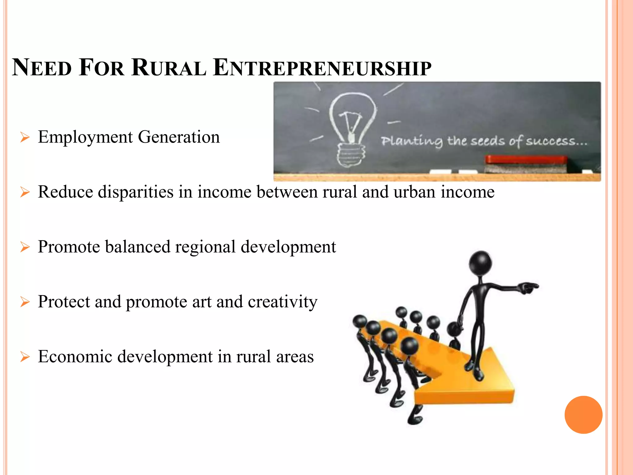 Potential for entrepreneurship in rural india | PPTX