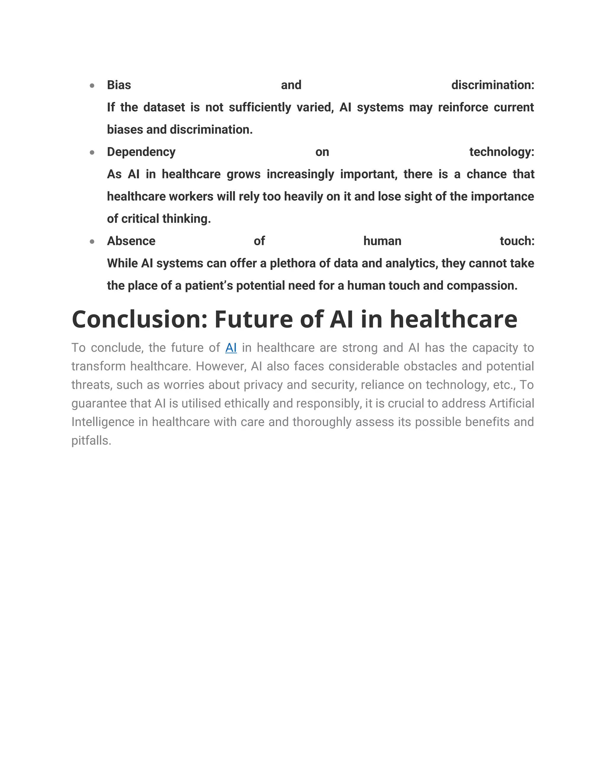 The Potential Of Artificial Intelligence In Healthcare Industry Pdf