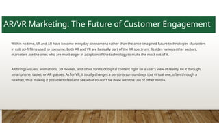Potential of AR and VR technologies in creating immersive marketing ...
