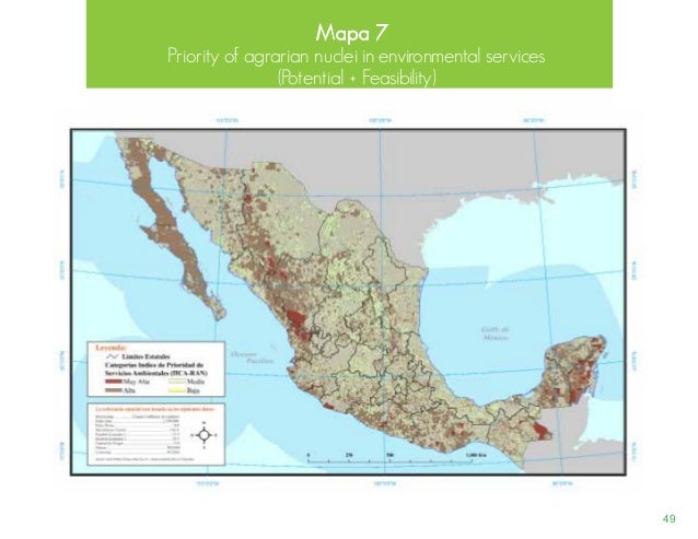 potential of environmental services in the social property of mexico