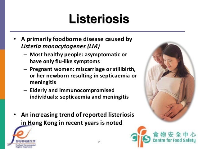 What are the symptoms of listeria?