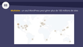 Multisite : un seul WordPress peut gérer plus de 100 millions de sites
03
 