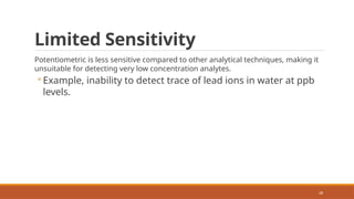 Potentiometry in Instrumental Analytical Chemistry | PPTX