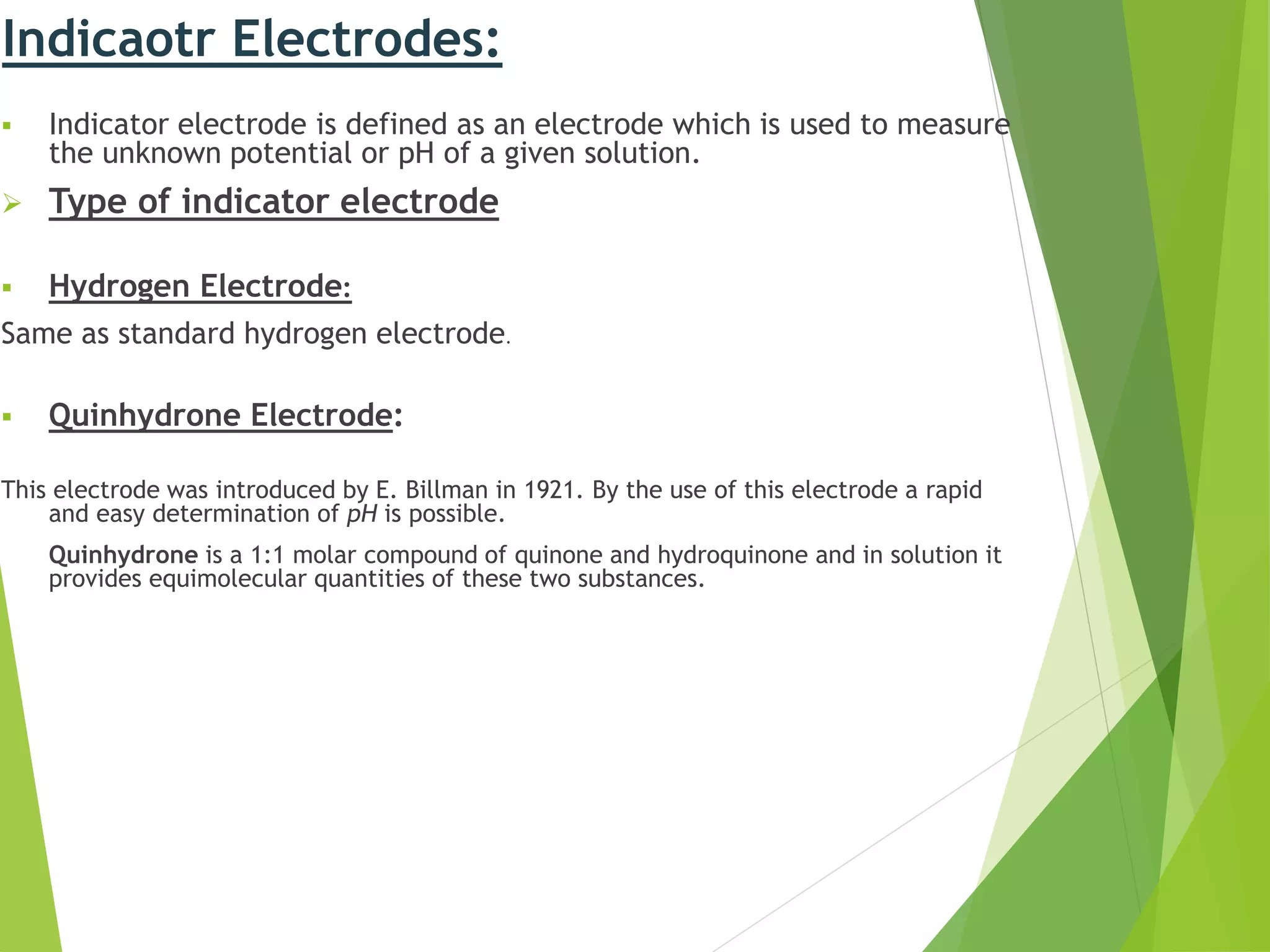 Potentiometry1 for mpharm ist sem notes