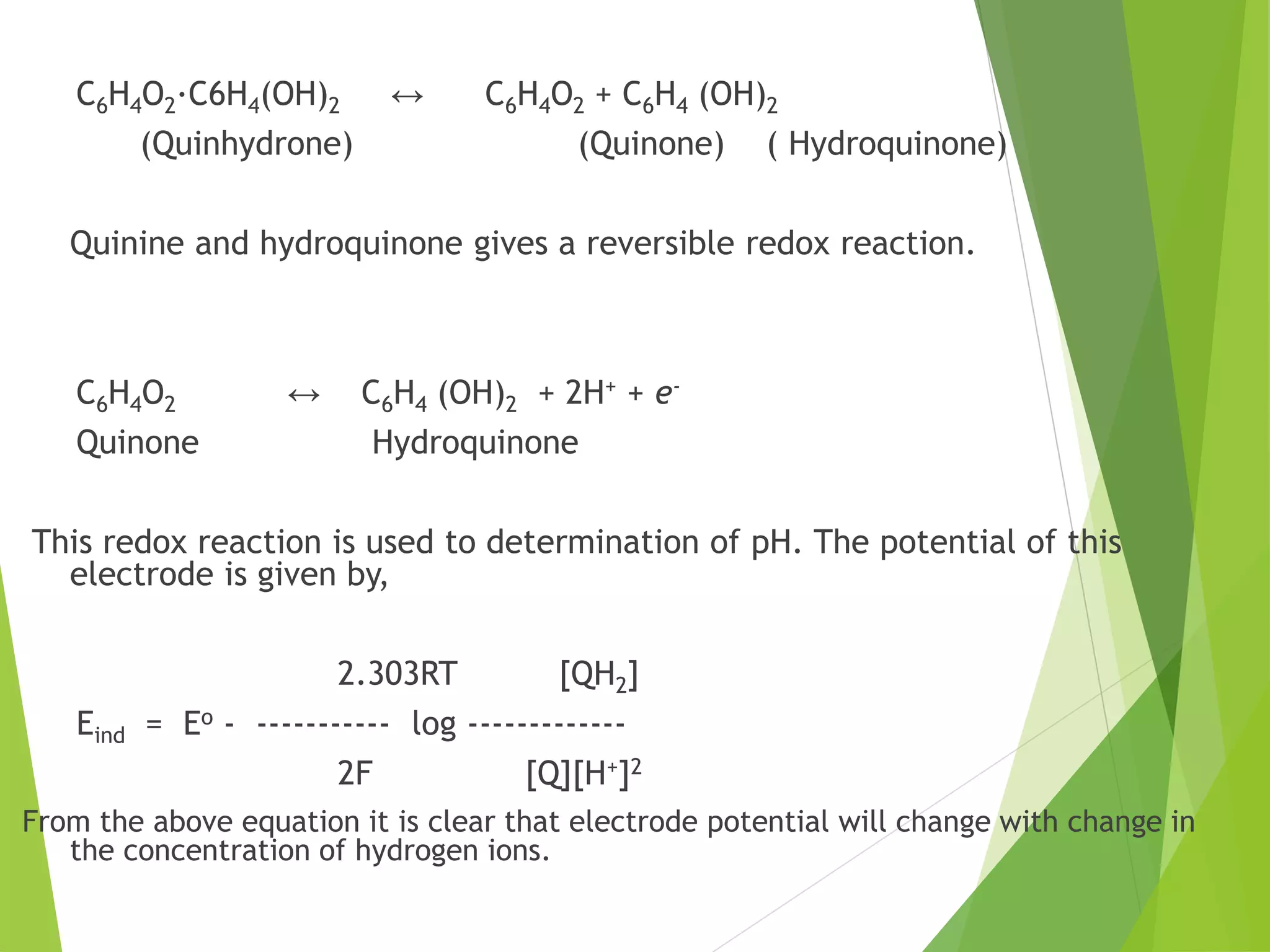 Potentiometry1 for mpharm ist sem notes