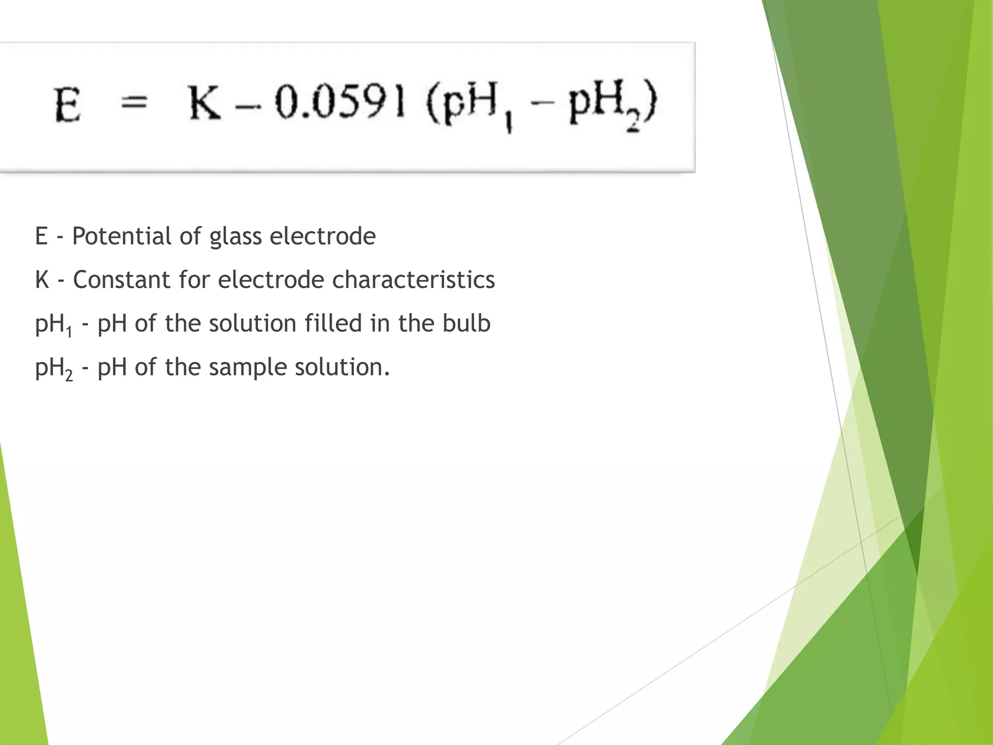 Potentiometry1 for mpharm ist sem notes