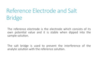 Analytical Determination by Potentiometric Methods | PPTX