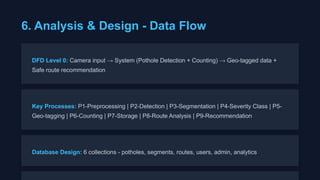 Pothole Detection Review of pre trained models of dp | PPTX