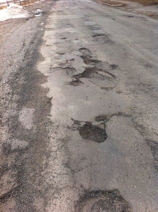 Potholes North Street 09 March 2011