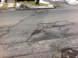 Potholes North Street 09 March 2011