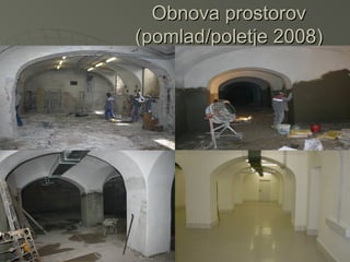 Obnova prostorovObnova prostorov
(pomlad/poletje 2008)(pomlad/poletje 2008)
 