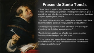 Frases de Santo Tomás 
 