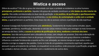 Mística e ascese 

