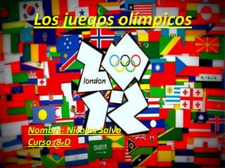 Los juegos olímpicos




Nombre: Nicolas Salvo
Curso: 8-D
 