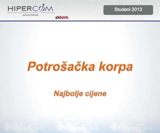 Potrošačka korpa Novembar HR