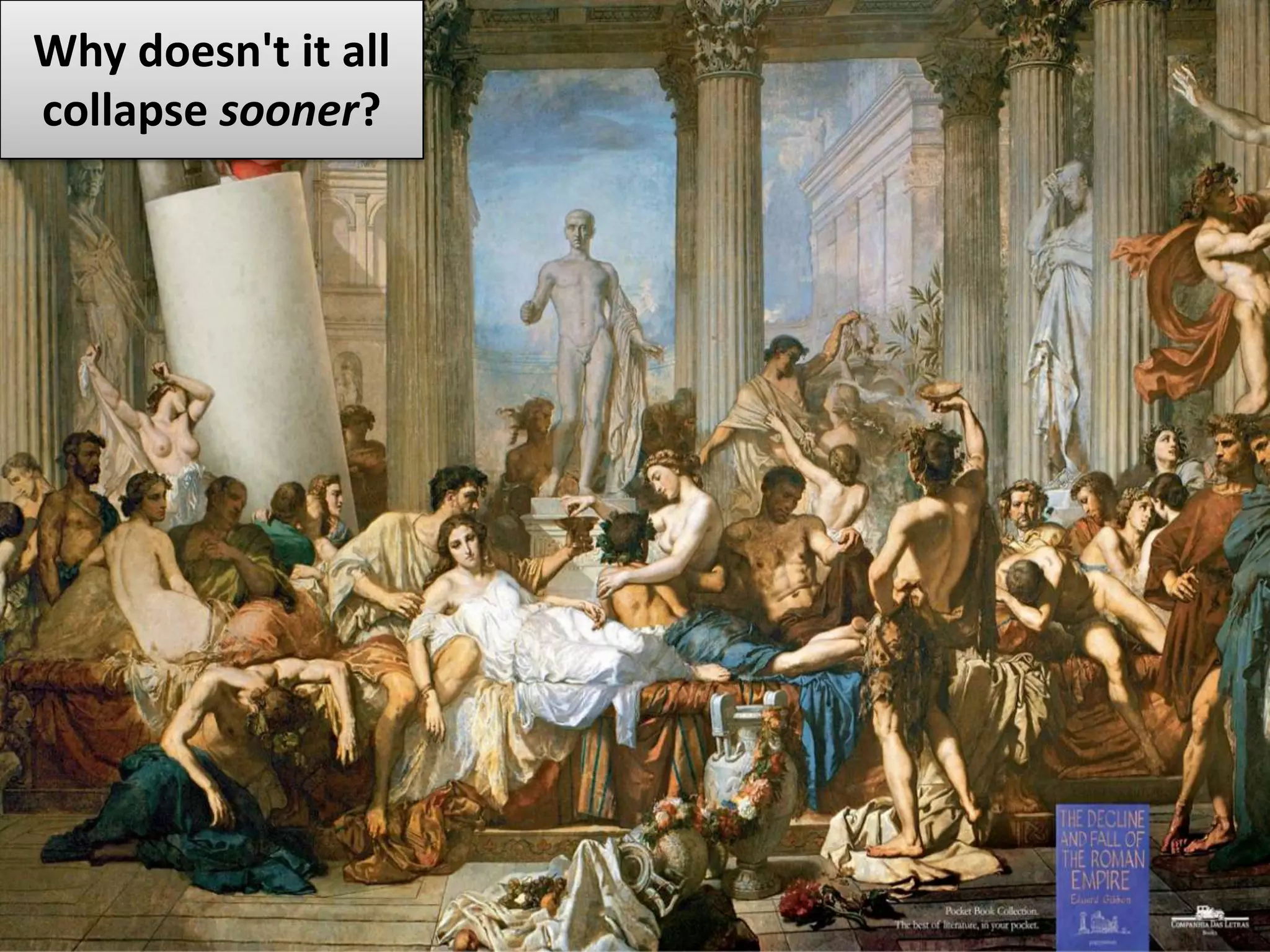 Why doesn't it all
collapse sooner?

 