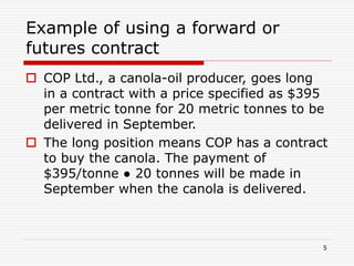 Future. And Forward contract and its difference | PPTX