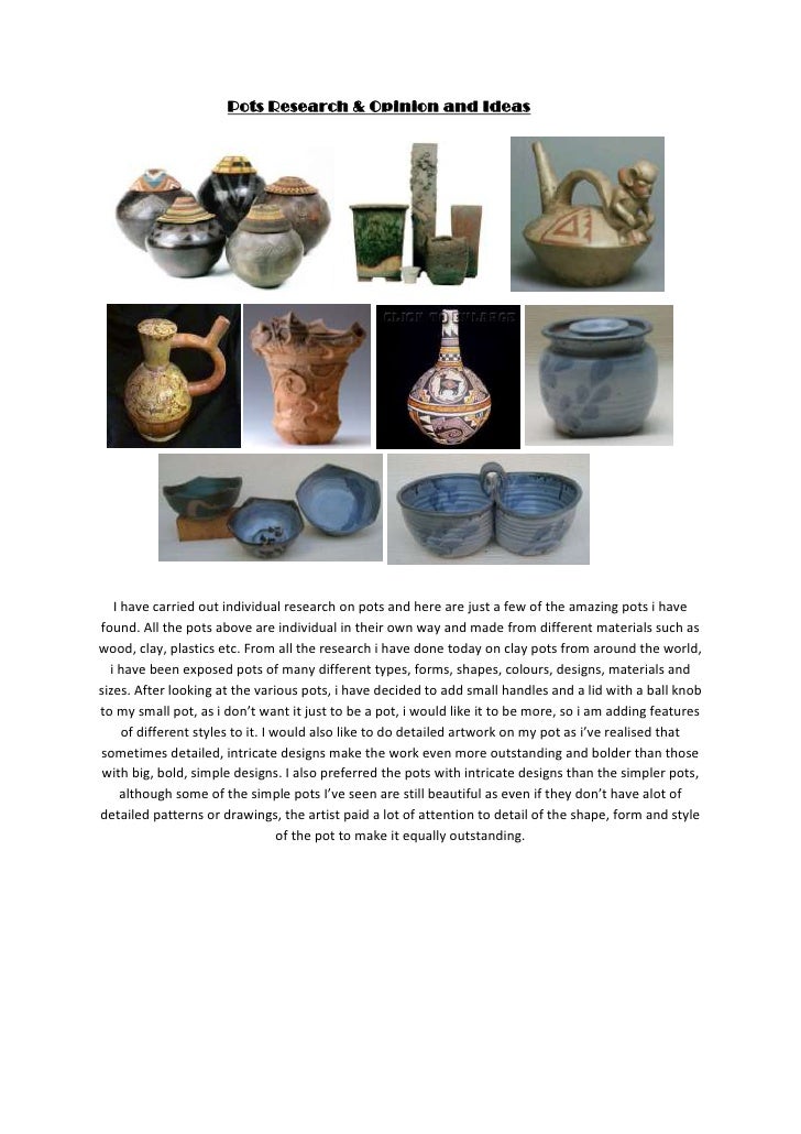Pots research